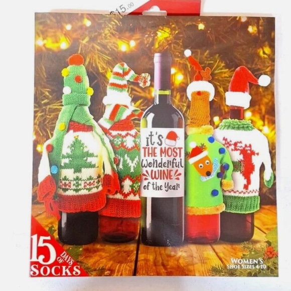 Wine Socks Advent Calendar - Picture 2 of 7